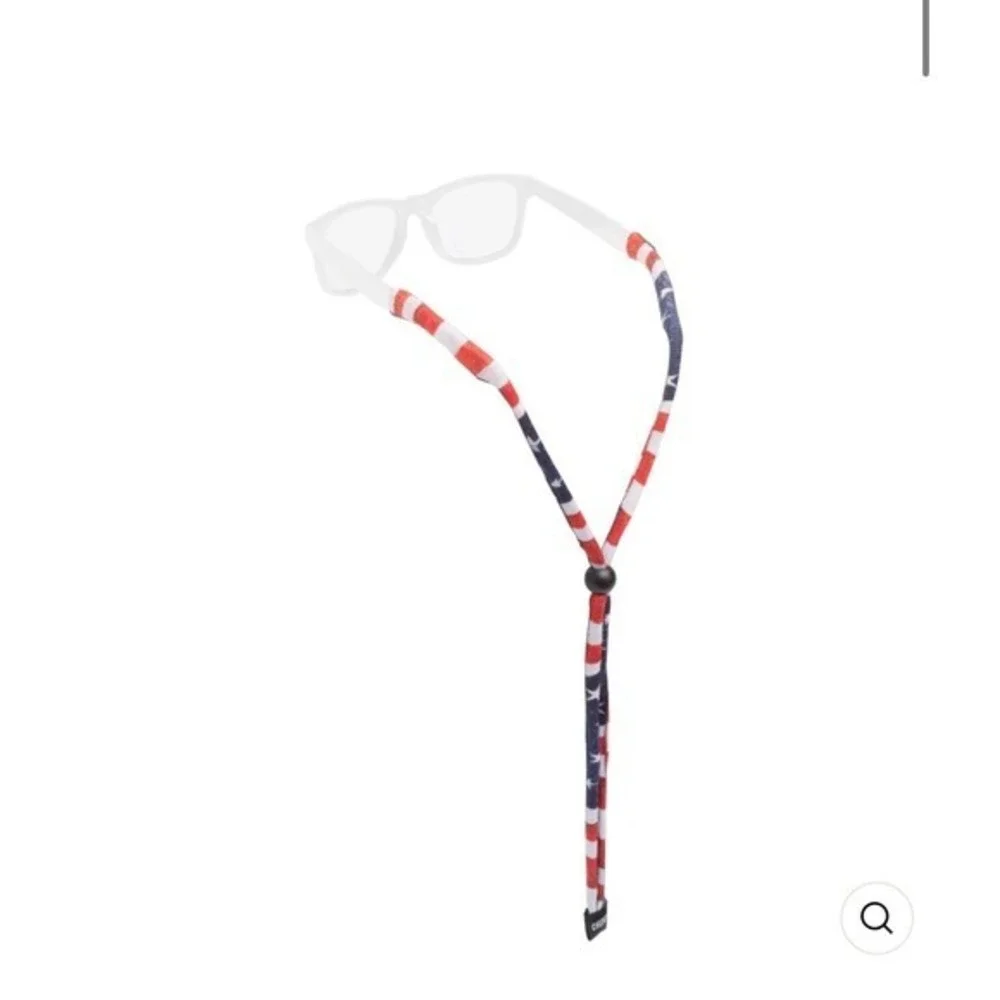 CHUMS Original‎ Patterns Eyewear Retainer – American Flag – NWT